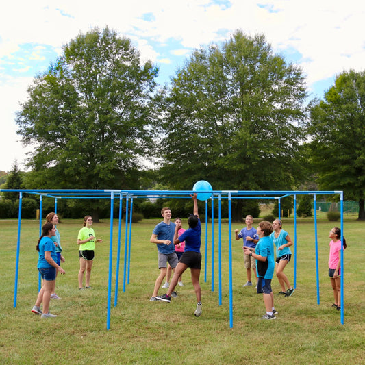 Team Spirit in the Air: Elevating Classroom Collaboration with 9 Square in the Air