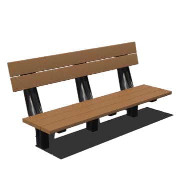 Bench With Back Rest